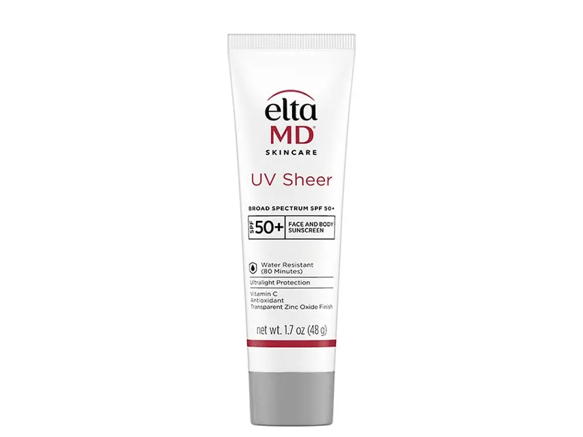 EltaMD UV Sheer Broad Spectrum SPF 50+ Face and Body Sunscreen (formerly known as EltaMD UV Sheer Broad Spectrum SPF 50) - EltaMD Skin Care