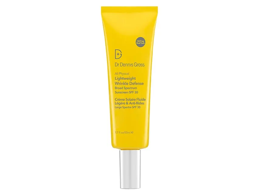 Dr. Dennis Gross Skincare All-Physical Lightweight Wrinkle Defense Broad Spectrum SPF 30 1.7 fl oz