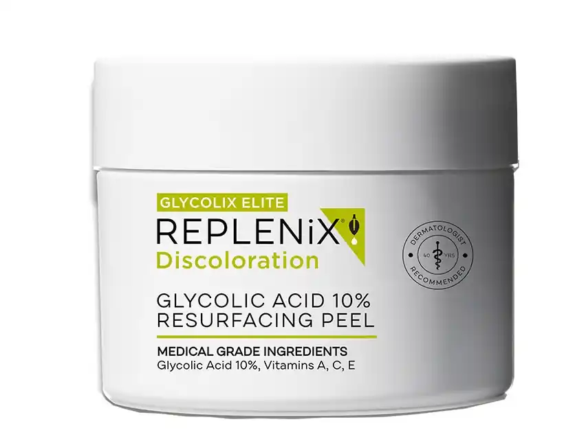 Replenix Glycolic Acid Resurfacing Peel 10% (formerly known as Glycolix Elite Treatment Pads 10%) 60 Pads