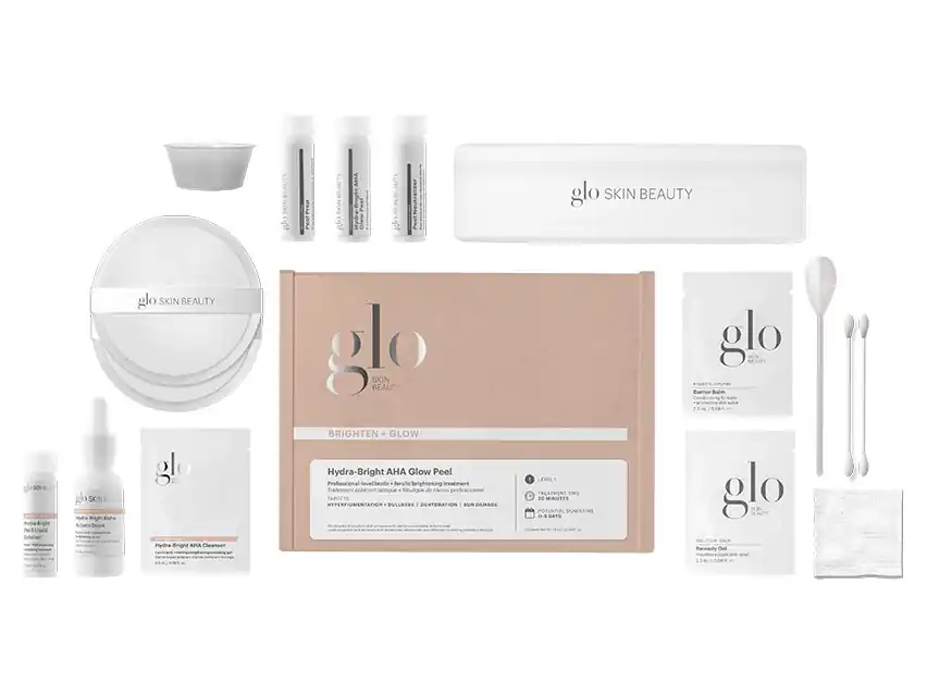 Glo Skin Beauty Hydra-Bright AHA Glow Peel Kit 1 Treatment