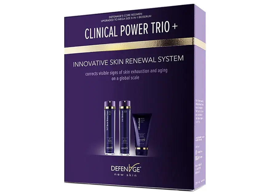 DefenAge Clinical Power Trio + 3-Piece Set