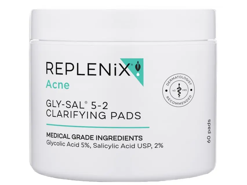 Replenix Gly-Sal 5-2 Clarifying Pads (formerly known as Replenix Acne Solutions Gly/Sal 5-2 Pads) 60 Pads