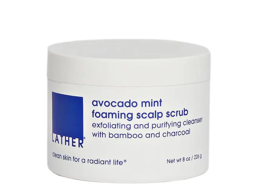 LATHER Avocado Mint Foaming Scalp Scrub 8.0 oz