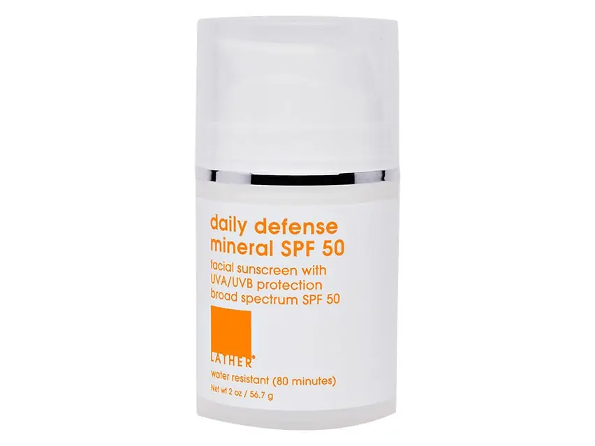 LATHER Daily Defense Mineral Sunscreen SPF 50 2.0 oz