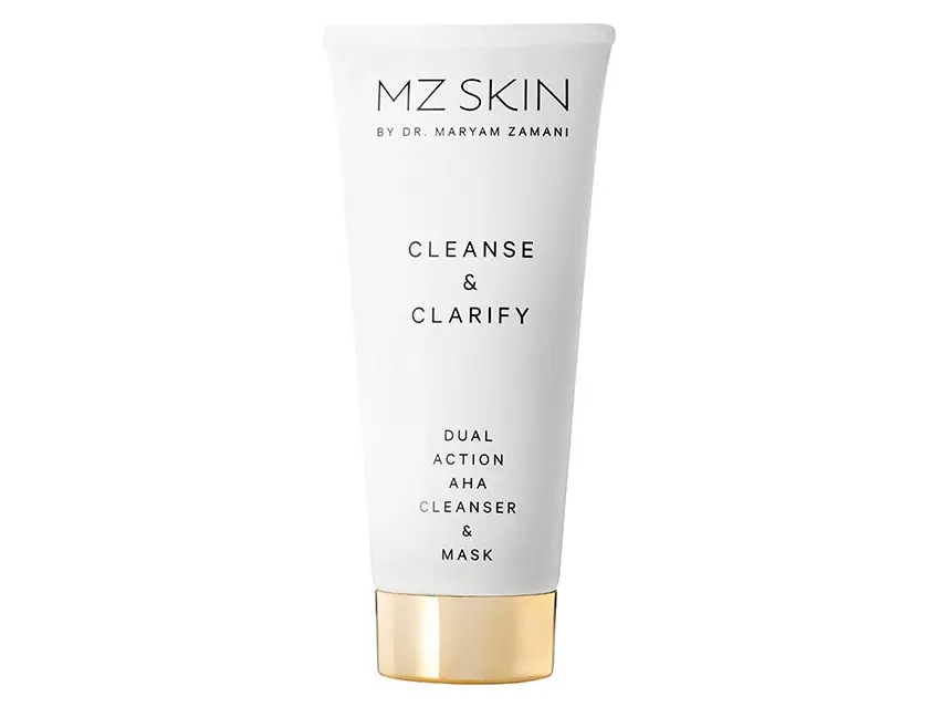 MZ Skin Cleanse & Clarify Dual Action AHA Cleanser & Mask 3.4 fl oz