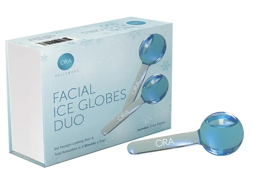 ORA Facial Cooling Ice Globes Duo 2-Piece Set