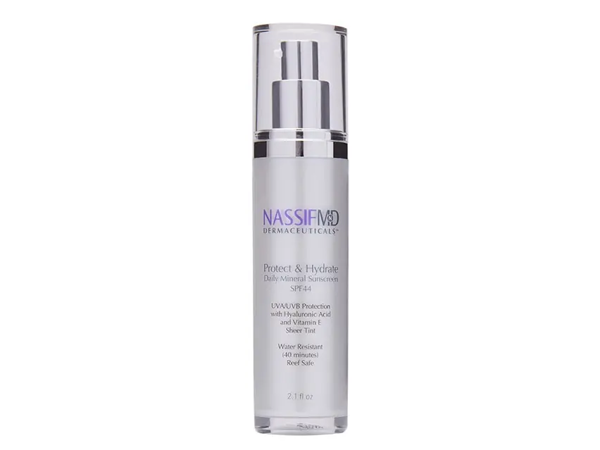 NassifMD® Protect & Hydrate Daily Mineral Sunscreen SPF 44 2.0 fl oz - NassifMD® Skincare