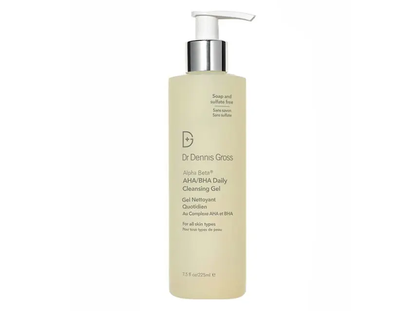 Dr. Dennis Gross Skincare Alpha Beta AHA/BHA Daily Cleansing Gel (formerly known as Dr. Dennis Gross Alpha Beta Pore Perfecting Cleansing Gel) 7.5 fl oz