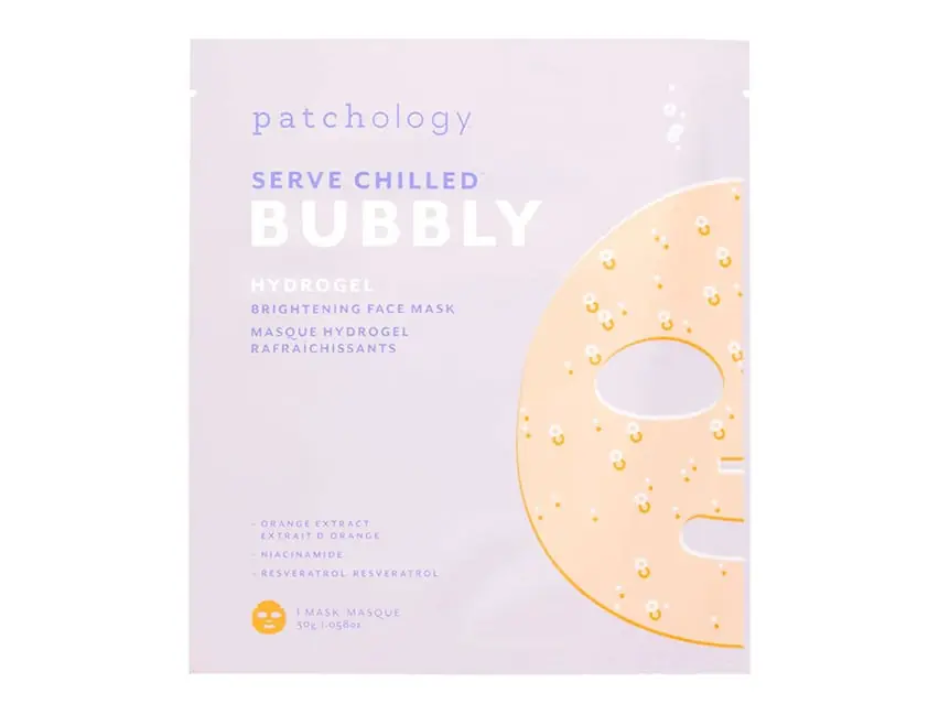 patchology Serve Chilled Bubbly Hydrogel Brightening Face Mask 1 Mask