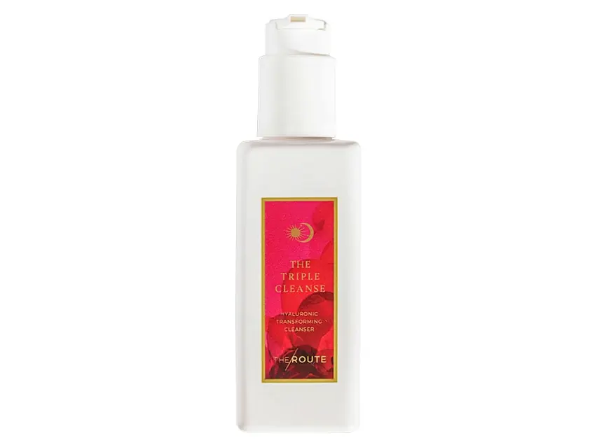 THE ROUTE The Triple Cleanse Hyaluronic Transforming 3 in 1 Cleanser 6.0 fl oz - THE ROUTE Beauty