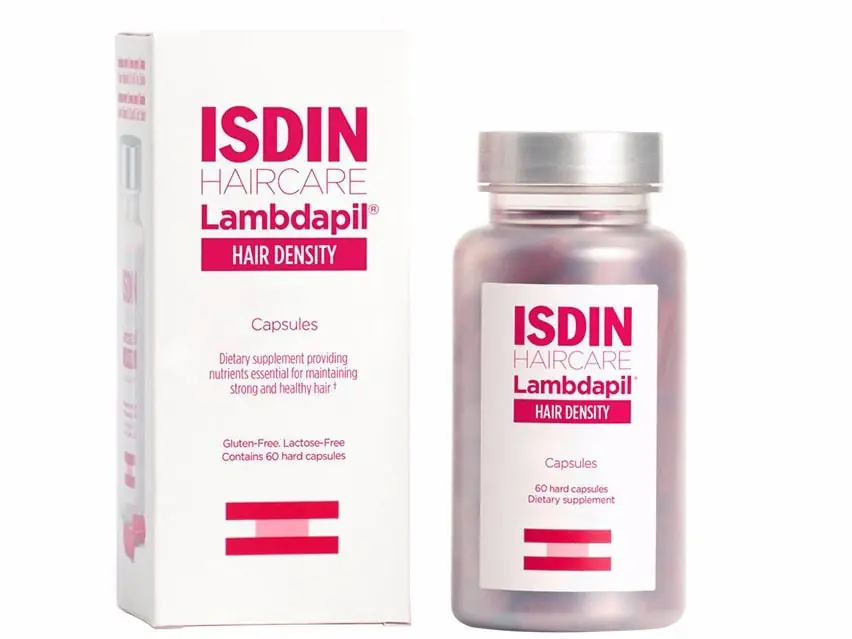 ISDIN Lambdapil Hair Density Daily Hair Supplement for Thinning Hair 60 Capsules