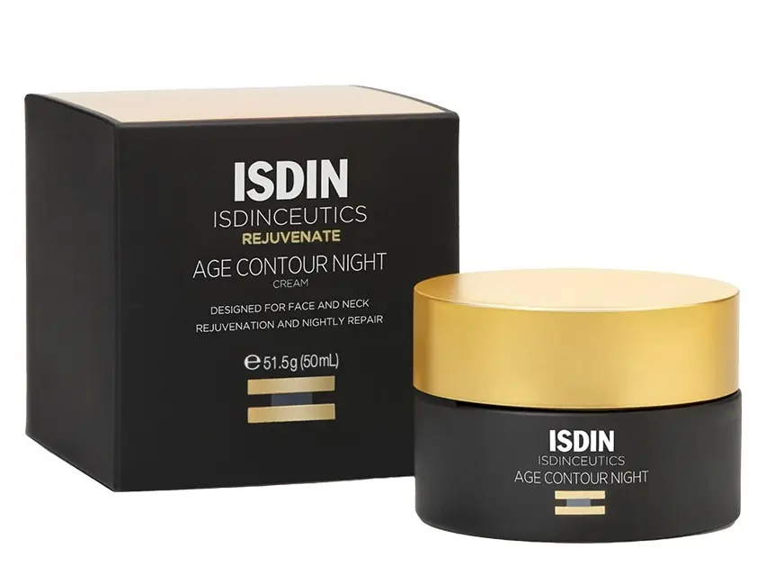ISDIN Isdinceutics Age Contour Night Face Moisturizer with Melatonin (formerly known as ISDIN Isdinceutics Age Contour Night Facial Repair Cream) 1.8 oz