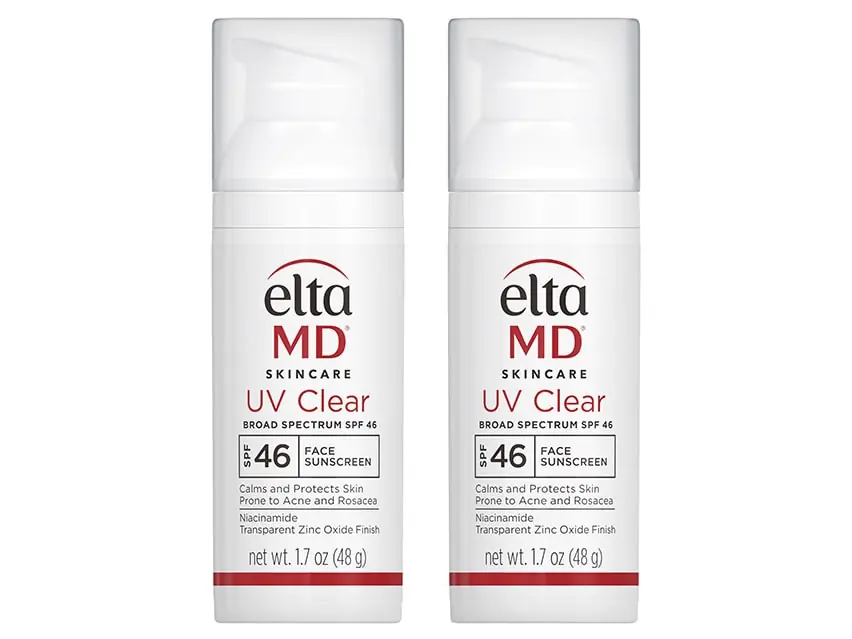 EltaMD UV Clear Untinted Broad-Spectrum SPF 46 Sunscreen Duo