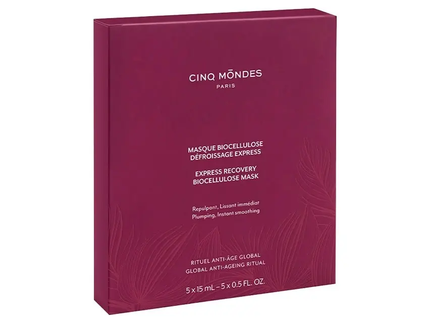 Cinq Mondes Express Recovery Biocellulose Mask 5 Masks