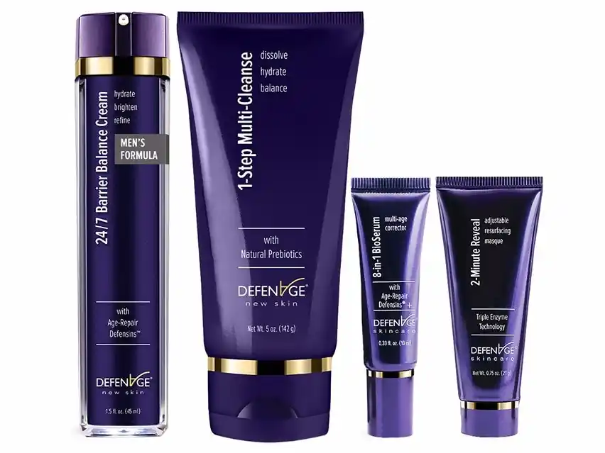 DefenAge Men's Skin Booster Kit 4-Piece Set