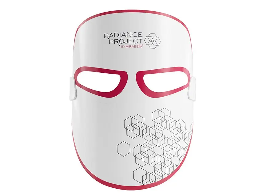 Mirabella Phototherapy 7-Color LED Facial Mask with Infrared 3-Piece Set