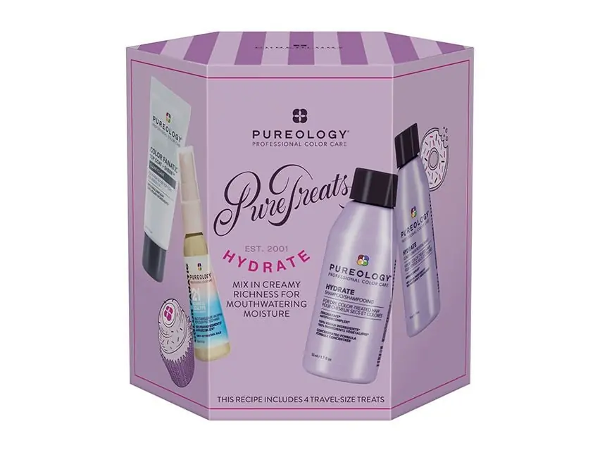 Pureology Hydrate Mini Travel-Size Haircare Kit - Limited Edition 4-Piece Set