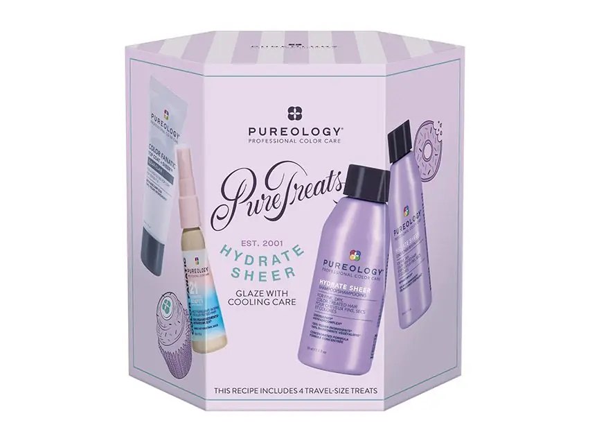 Pureology Hydrate Sheer Mini Travel-Size Haircare Kit - Limited Edition 4-Piece Set