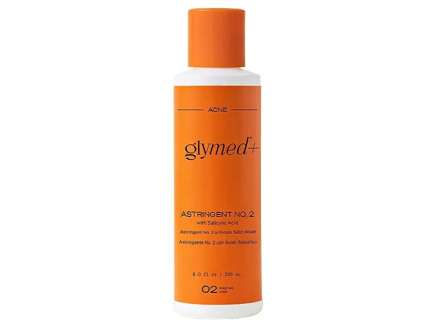 GlyMed Plus Astringent No. 2 with Salicylic Acid (formerly known as GlyMed Plus Serious Action Skin Astringent No. 2) 8.0 fl oz