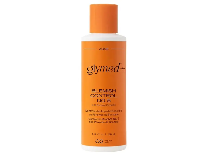 GlyMed Plus Blemish Control No. 5 with Benzoyl Peroxide (formerly known as GlyMed Plus Serious Action Skin Medication No. 5) 4.0 fl oz