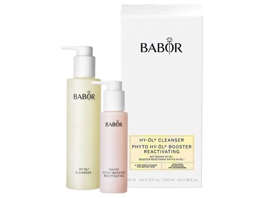 BABOR HY-OL Cleanser and Phyto Booster Reactivating Set 2-Piece Set