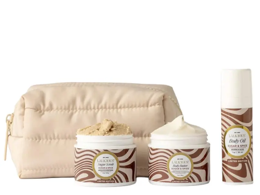 LALICIOUS Sugar & Spice Travel Set - Limited Edition 4-Piece Set