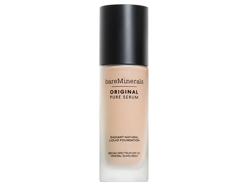 bareMinerals Original Pure Serum Radiant Natural Liquid Foundation SPF 20 1.0 fl oz