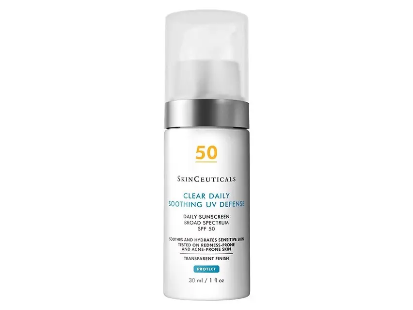 SkinCeuticals Clear Daily Soothing UV Defense Sunscreen SPF 50 1.0 fl oz