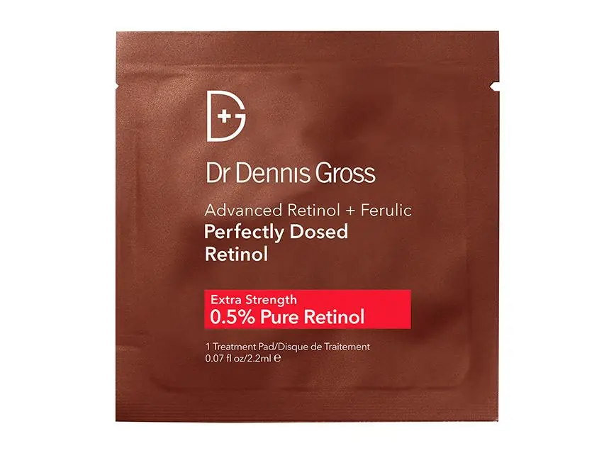 Dr. Dennis Gross Skincare Advanced Retinol + Ferulic Perfectly Dosed Retinol Treatment Pads 8 Treatments