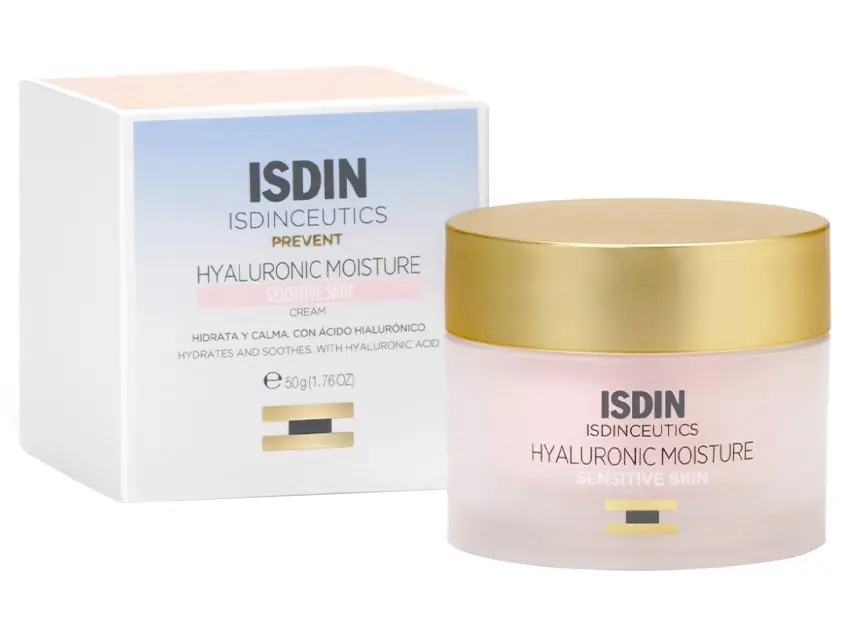 ISDIN Isdinceutics Hyaluronic Moisture Hydrating Face Moisturizer for Sensitive Skin