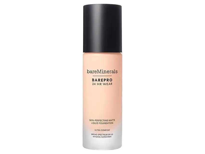 bareMinerals BarePro 24HR Wear Skin-Perfecting Matte Liquid Foundation Mineral SPF 20 1.0 fl oz