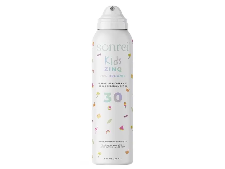 Sonrei Kids Zinq Organic SPF 30 Mineral Mist Sunscreen 6.0 fl oz