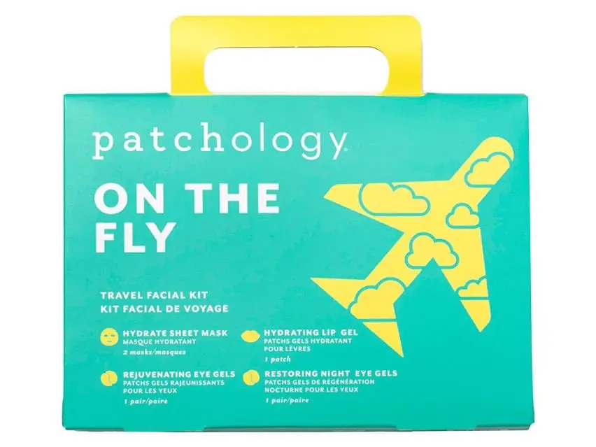 patchology On The Fly Travel Facial Kit 4-Piece Set