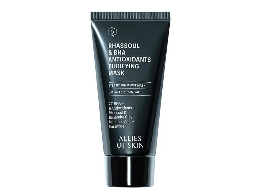 Allies of Skin Rhassoul & BHA Antioxidants Purifying Mask 1.0 oz
