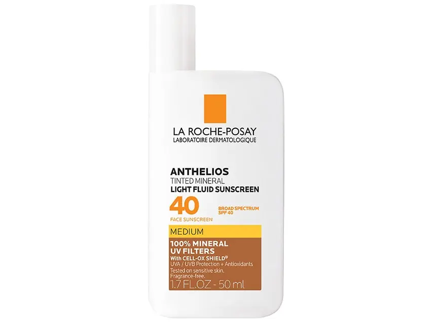 La Roche-Posay Anthelios Tinted Mineral Light Fluid Sunscreen SPF 40 1.7 fl oz