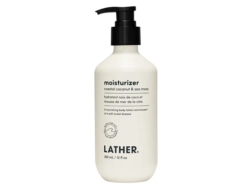 LATHER Coastal Coconut & Sea Moss Body Moisturizer 12.0 fl oz