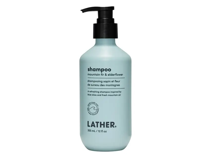 LATHER Mountain Fir & Elderflower Shampoo 12.0 fl oz