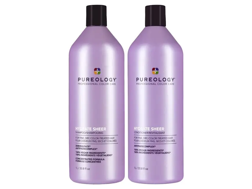 Pureology Hydrate Sheer Shampoo & Conditioner Liter Duo