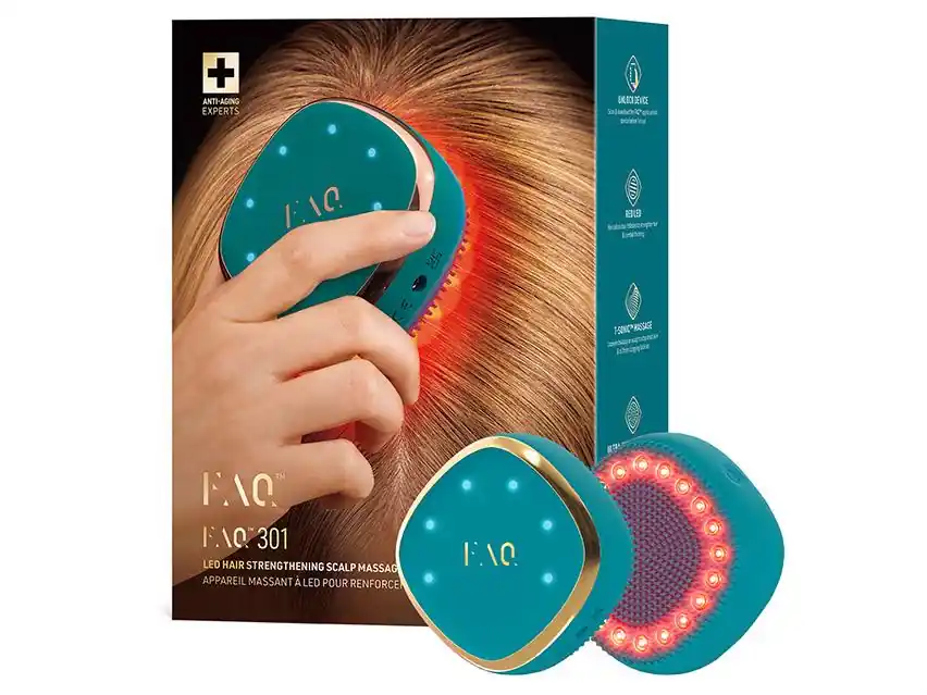 FOREO FAQ 301 LED Hair Strengthening Scalp Massager 1 Device