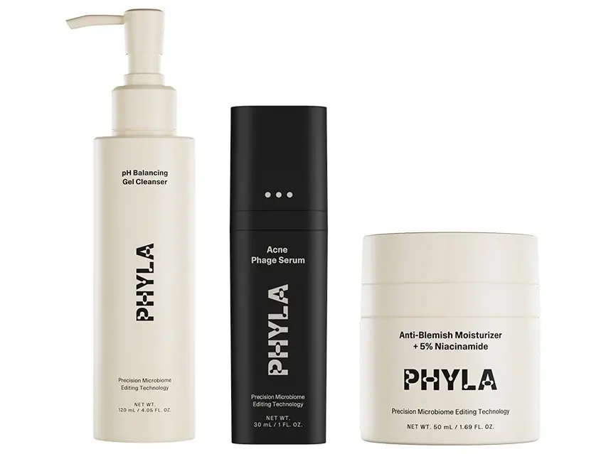 Phyla Acne Phage System (formerly known as Phyla Acne-Fighting Phage System) 3-Piece Set