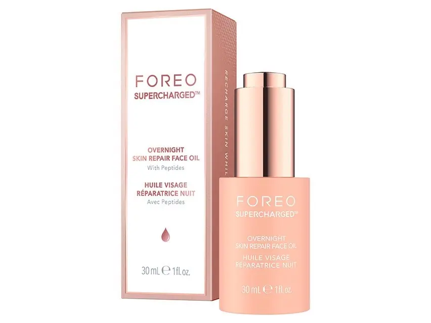 FOREO SUPERCHARGED Overnight Skin Repair Face Oil 1 fl oz