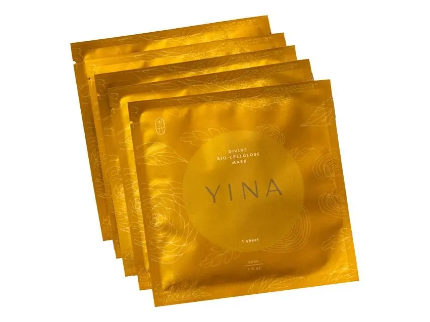 YINA Divine Bio-Cellulose Mask 5-Piece Set