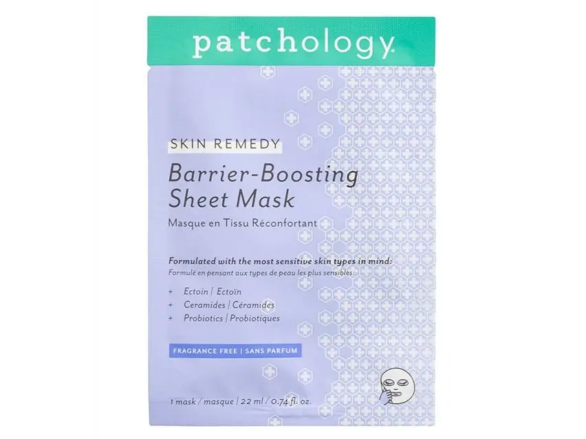 patchology Skin Remedy Barrier-Boosting Sheet Mask 4 pack