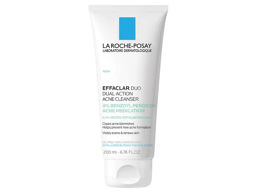 La Roche-Posay Effaclar Dual Action Acne Face Wash With 4% Benzoyl Peroxide (formerly known as La Roche-Posay Effaclar Acne Face Wash With 4% Benzoyl Peroxide) 6.76 fl oz