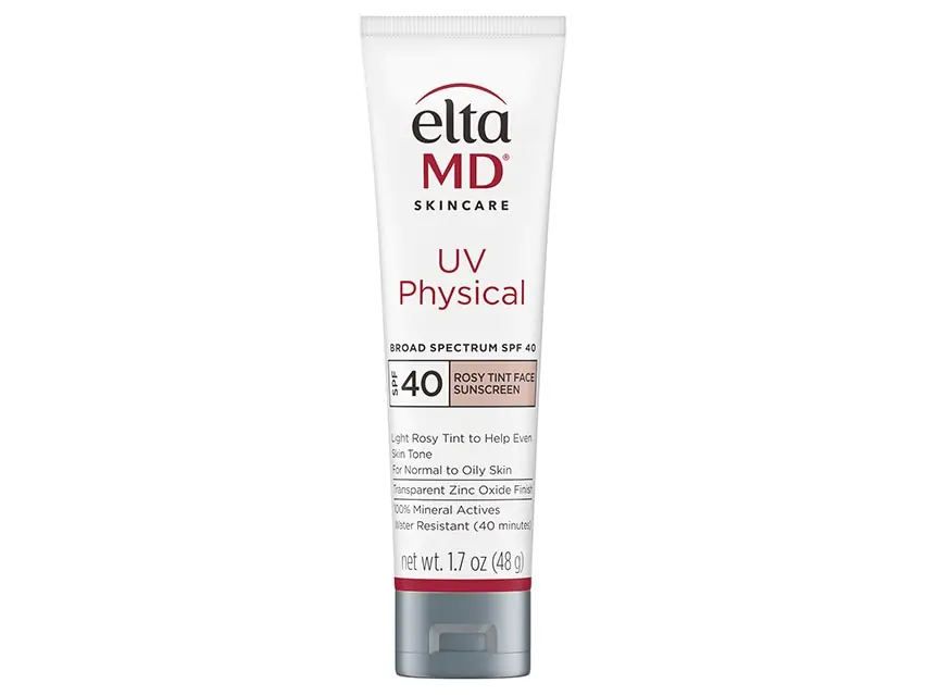 EltaMD UV Physical Rosy Tint Broad Spectrum SPF 40 1.7 fl oz - EltaMD Skin Care