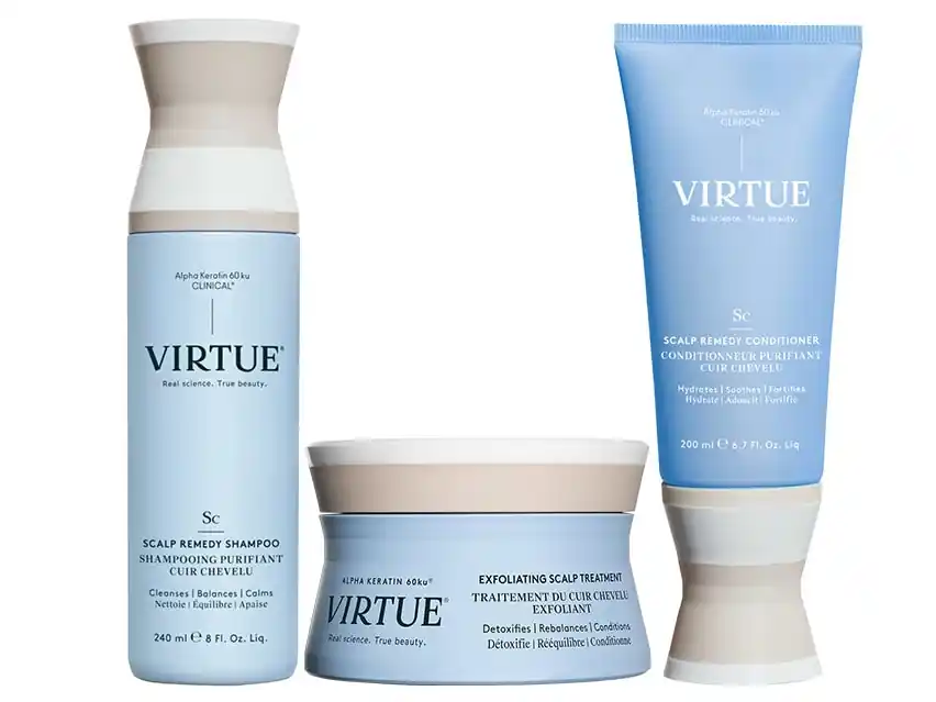 VIRTUE Scalp Remedy Cleanse & Exfoliate Regimen - VIRTUE®