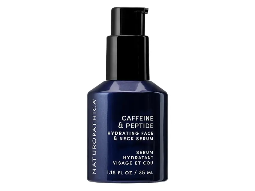 Naturopathica Caffeine + Peptide Hydrating Face & Neck Serum 1.18 fl oz