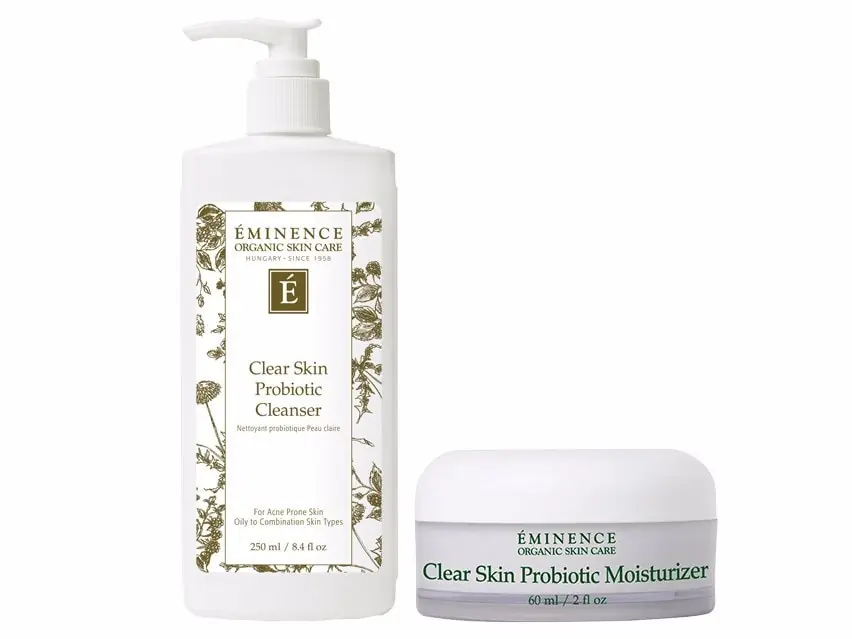 Eminence Organics Clear Skin Cleanser & Moisturizer Duo
