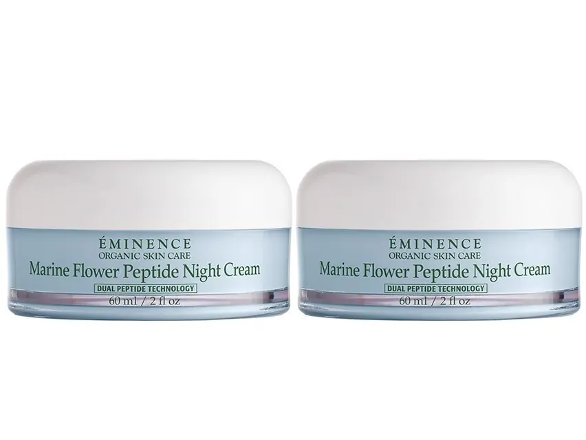 Eminence Organics Marine Flower Peptide Night Cream Duo