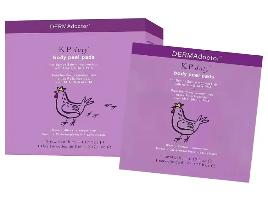 DERMAdoctor KP Duty Body Peel Pads 10 Pack